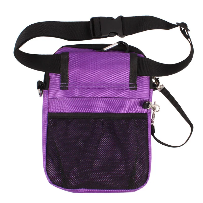 Nurse Organizer Pouch with Clear ID Window and Mesh Pocket construction and compartment detail 4