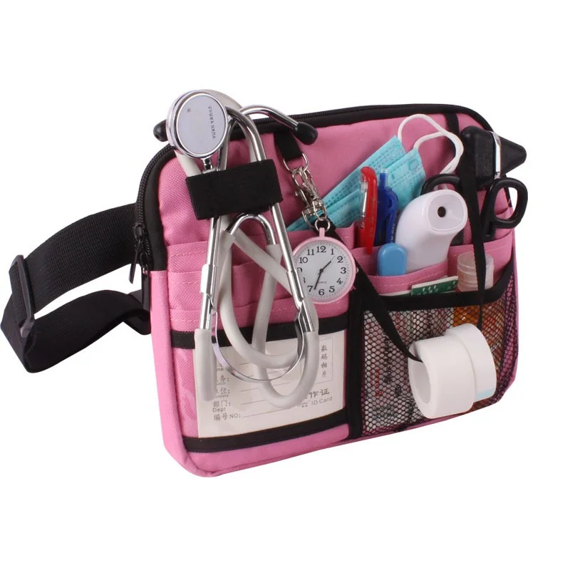 Nurse Waist Organizer with Tool Slots and Mesh Pockets product view