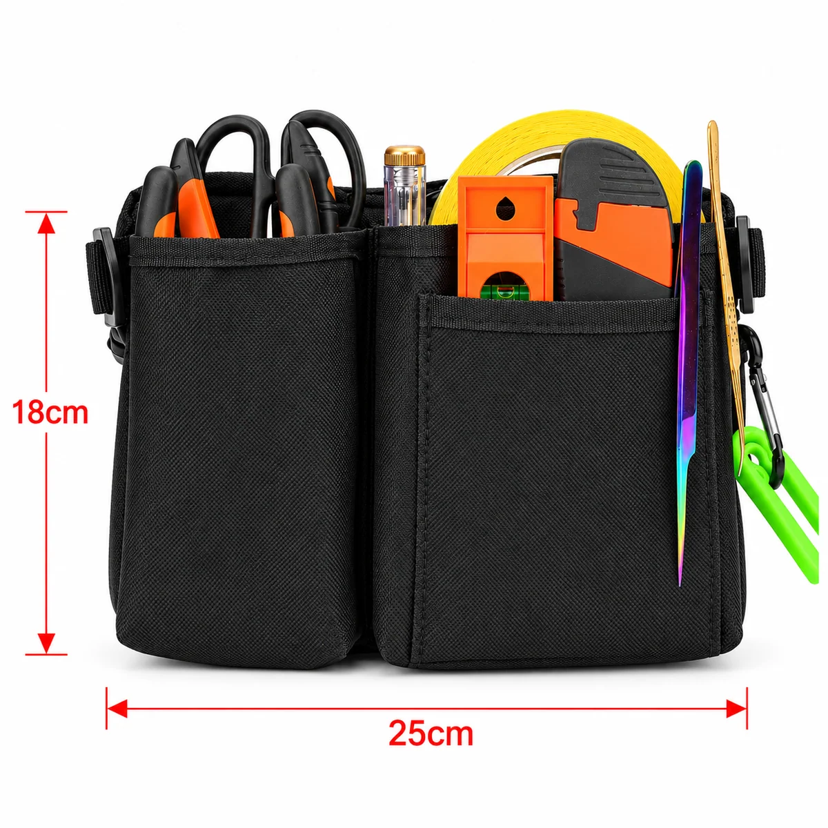 Nurse Waist Bag - SKU HSB008 construction and compartment detail 7