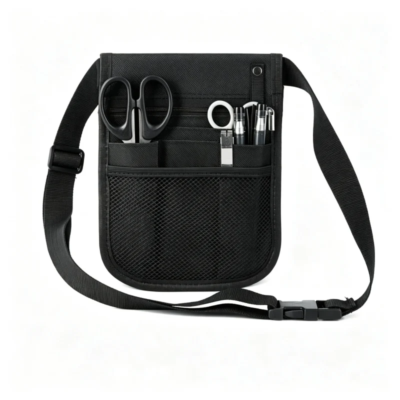 Nurse Waist Pouch - SKU HSB010 construction and compartment detail 1