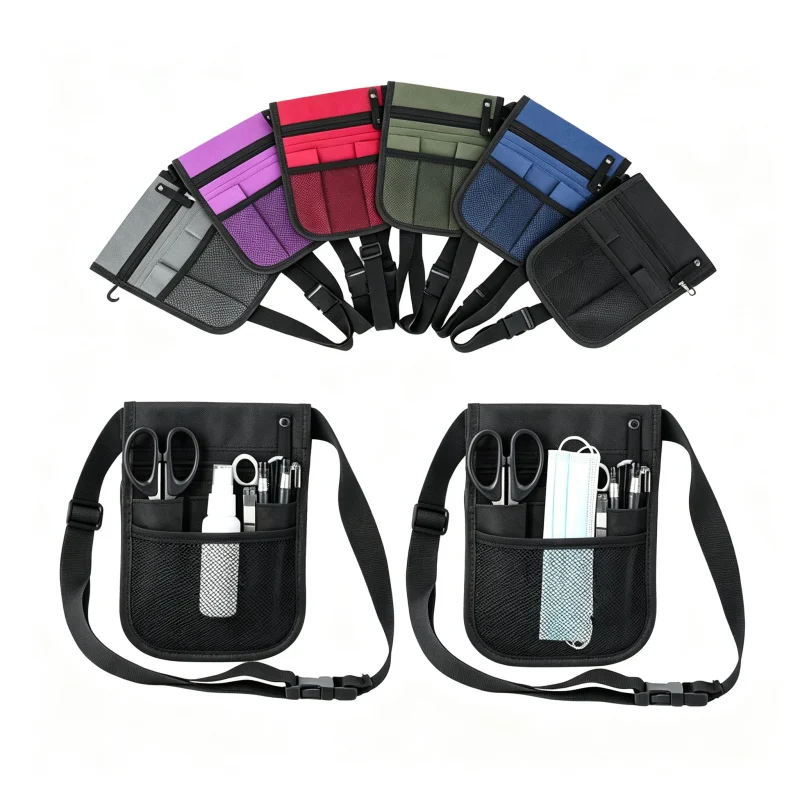 Nurse Waist Pouch - SKU HSB010 construction and compartment detail 3