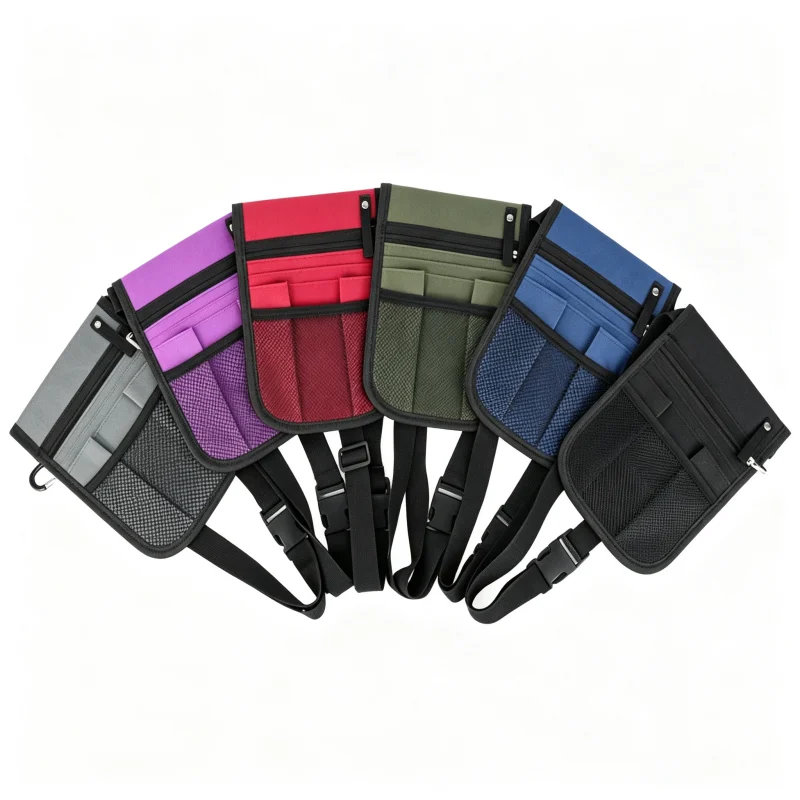 Nurse Waist Pouch - SKU HSB010 construction and compartment detail 5
