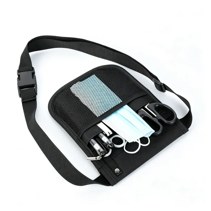 Nurse Waist Pouch - SKU HSB010 construction and compartment detail 7