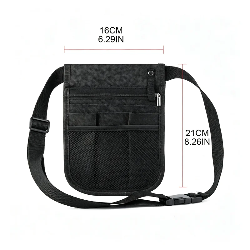 Nurse Organizer Pouch - SKU HSB011 construction and compartment detail 4