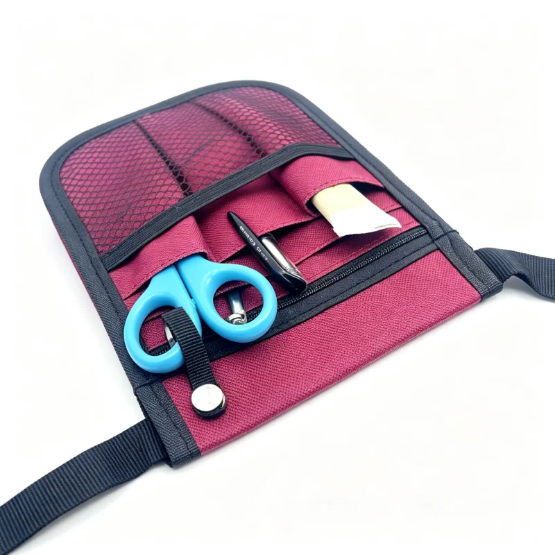 Nurse Organizer Pouch - SKU HSB011 construction and compartment detail 6