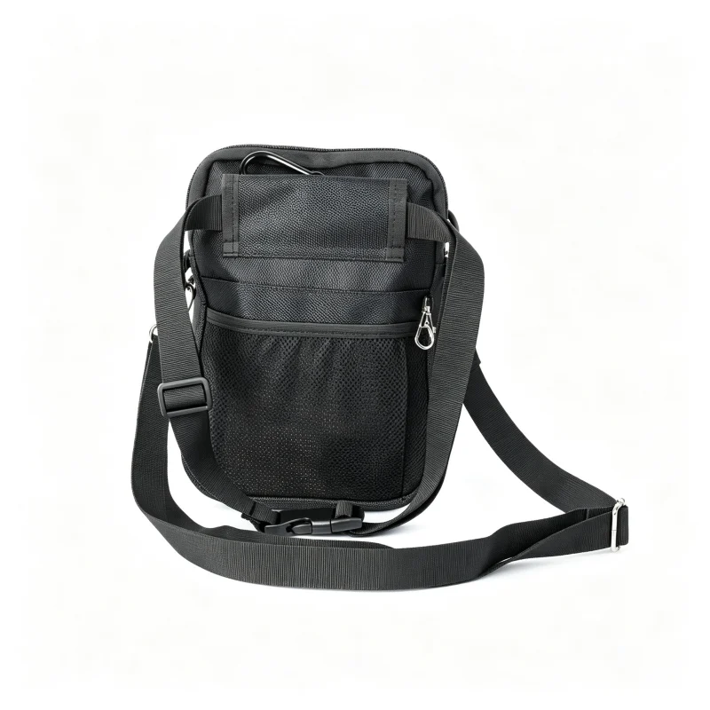 Nurse Crossbody Pouch with Mesh Tool Organizer construction and compartment detail 1