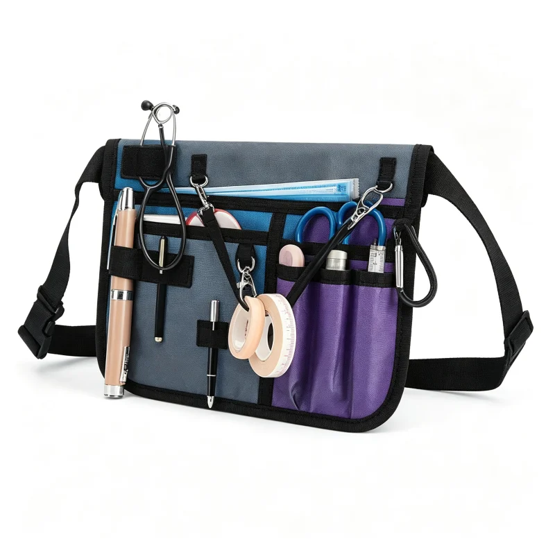 Tool Waist Pouch - SKU HSB014 construction and compartment detail 2