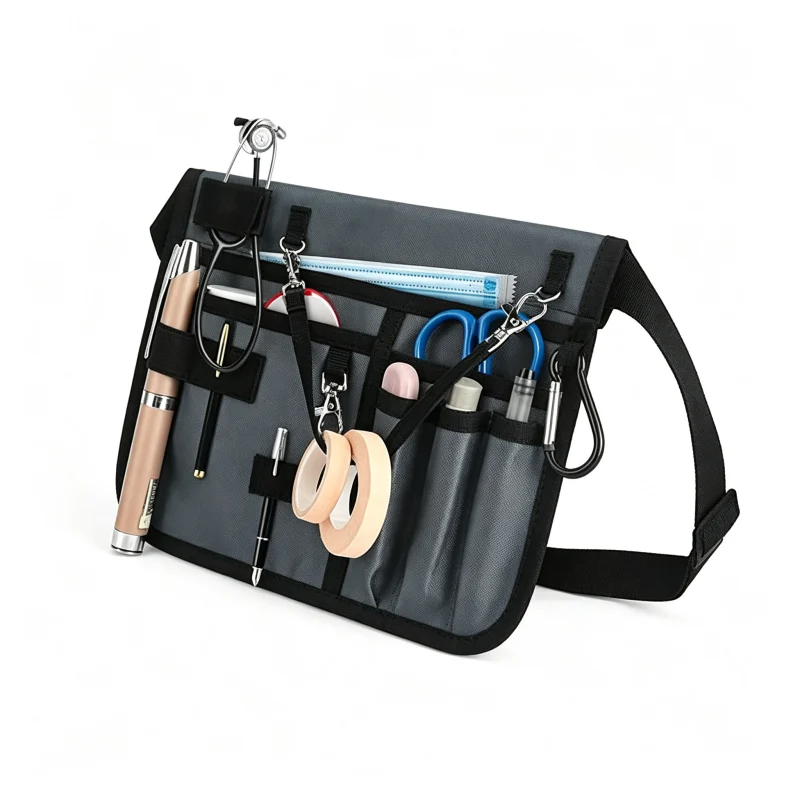 Tool Waist Pouch - SKU HSB014 construction and compartment detail 3