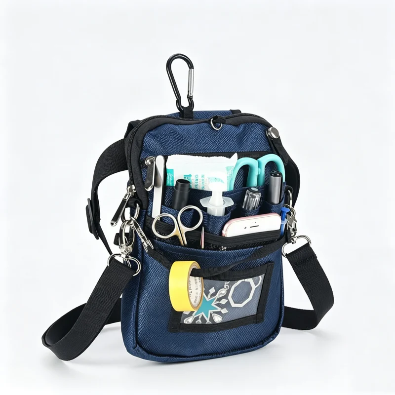 Nurse Organizer Bag - SKU HSB016 construction and compartment detail 3