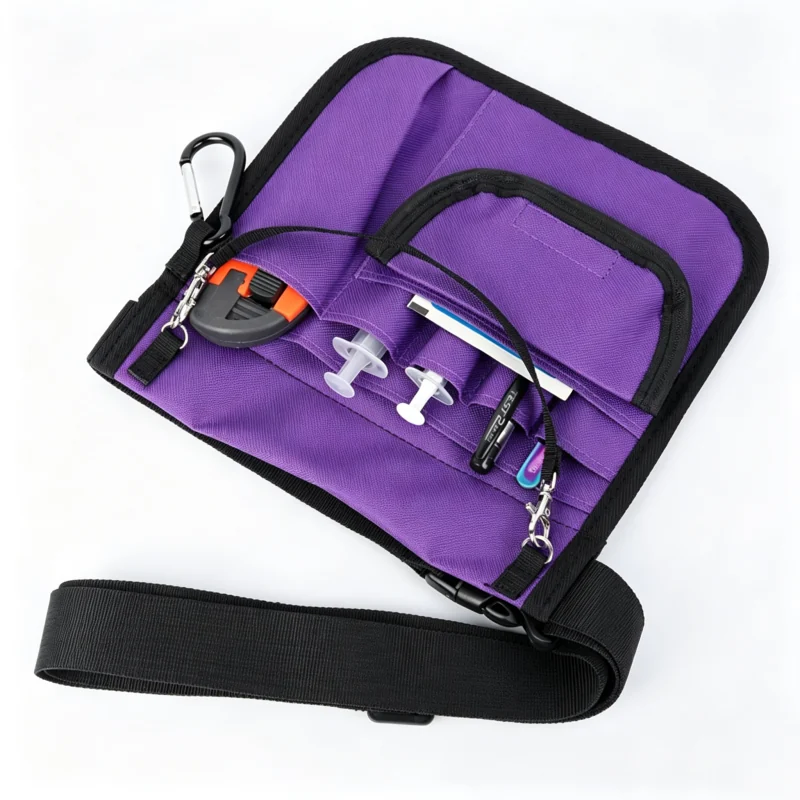 Nurse Belt Pouch - SKU HSB017 construction and compartment detail 6