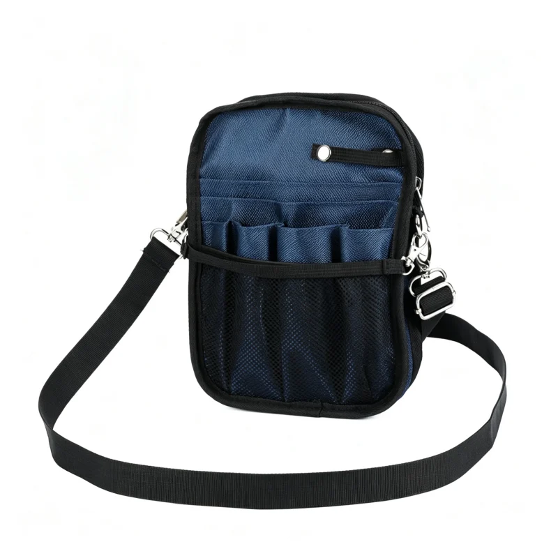 Nurse Shoulder Pouch - SKU HSB018 construction and compartment detail 2