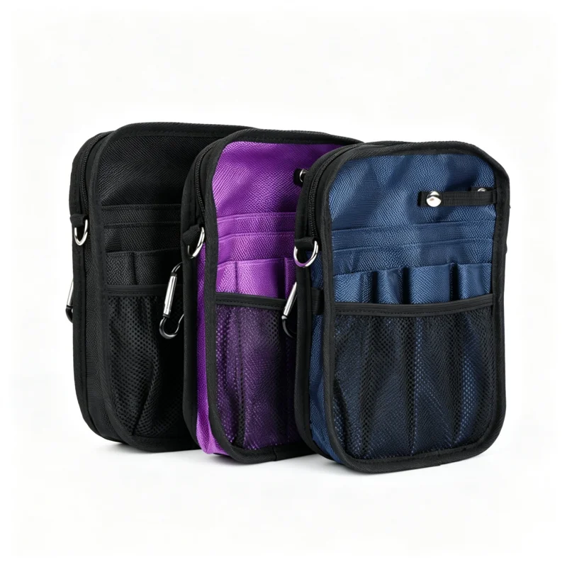 Nurse Shoulder Pouch - SKU HSB018 construction and compartment detail 5