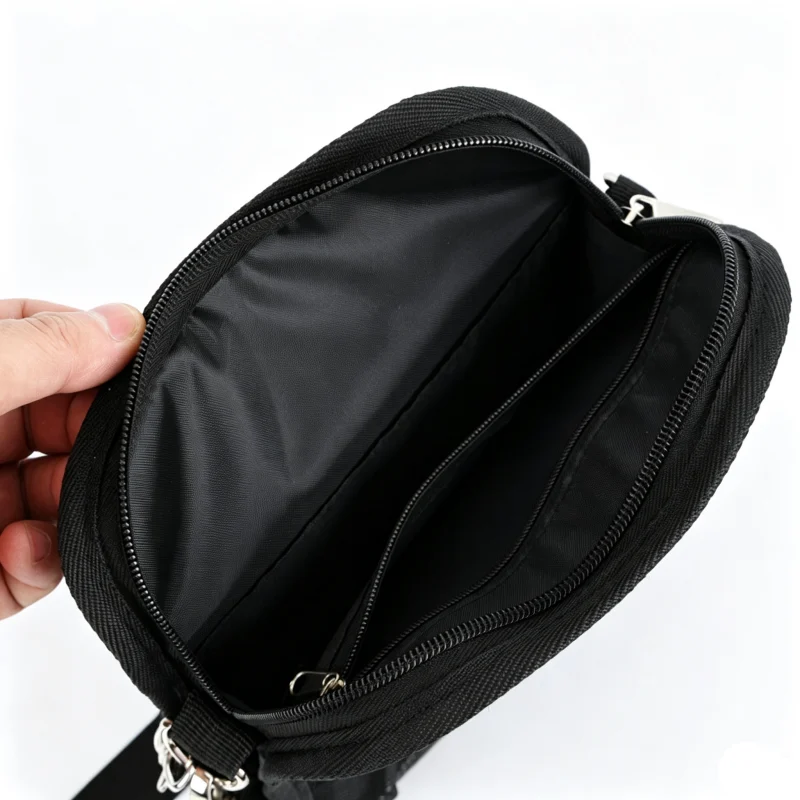Nurse Shoulder Pouch - SKU HSB018 construction and compartment detail 6