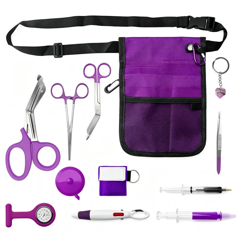 Nurse Waist Organizer - SKU HSB019 construction and compartment detail 2