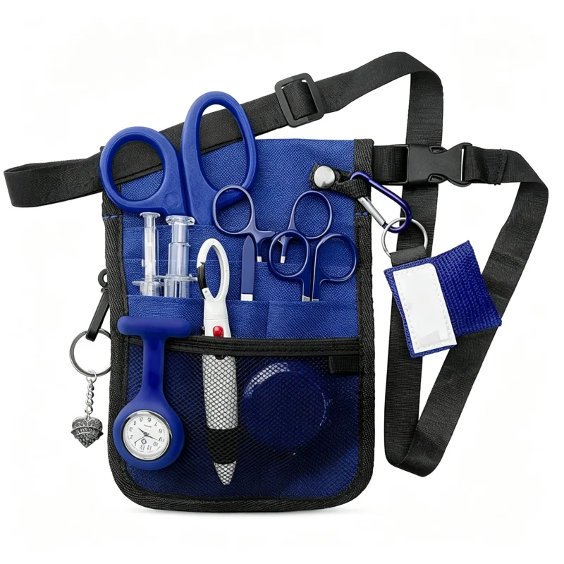 Nurse Waist Organizer - SKU HSB019 construction and compartment detail 3