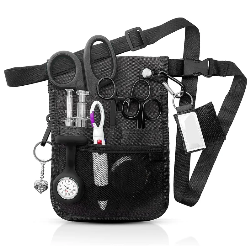 Nurse Waist Organizer - SKU HSB019 construction and compartment detail 8