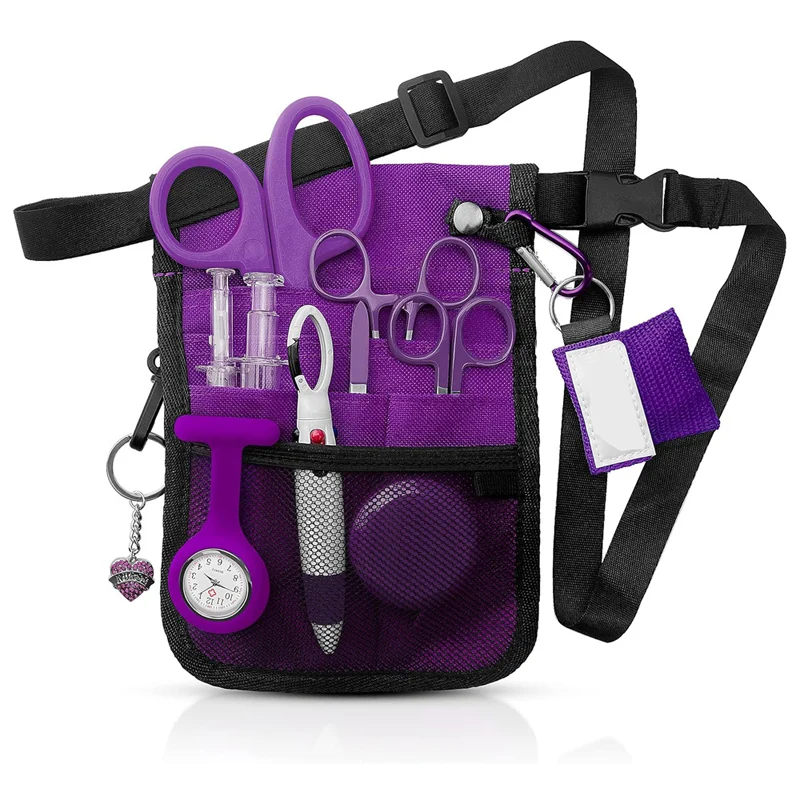Nurse Waist Organizer - SKU HSB019 construction and compartment detail 9