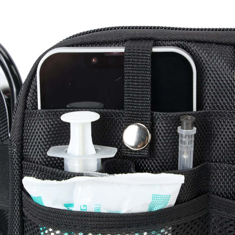 Nurse Shoulder Bag - SKU HSB020 construction and compartment detail 3
