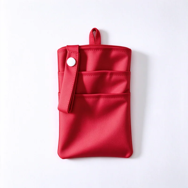 Three-Pocket Nurse Organizer with Snap Strap for Uniforms product view