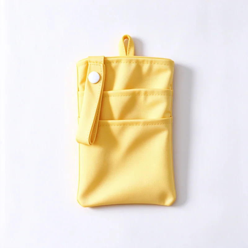 Three-Pocket Nurse Organizer with Snap Strap for Uniforms construction and compartment detail 15