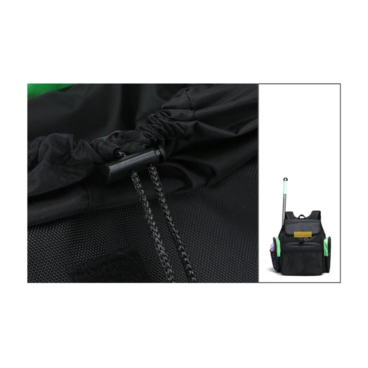 PN0001 Oxford Trolley Rescue Bag in Black, construction and compartment detail 4