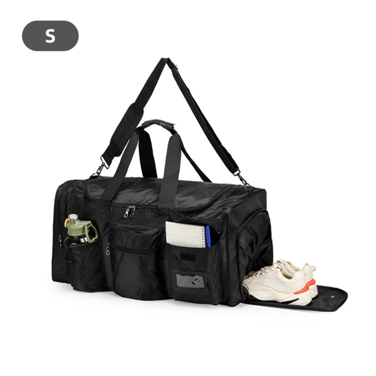PN0002 Emergency Medical Backpack in Black, construction and compartment detail 4