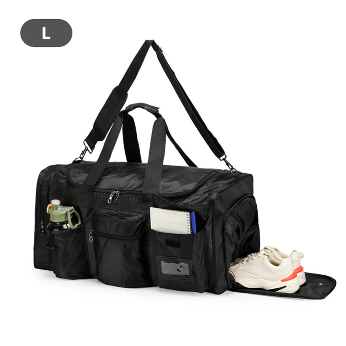 PN0002 Emergency Medical Backpack in Black, construction and compartment detail 5