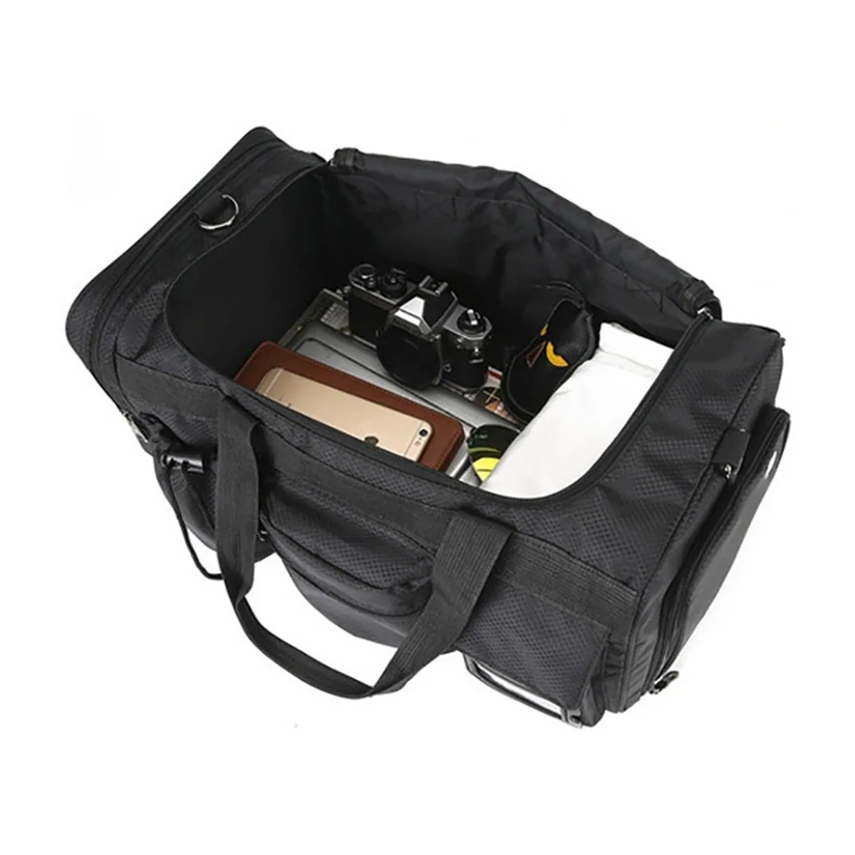 PN0002 Emergency Medical Backpack in Black, construction and compartment detail 6