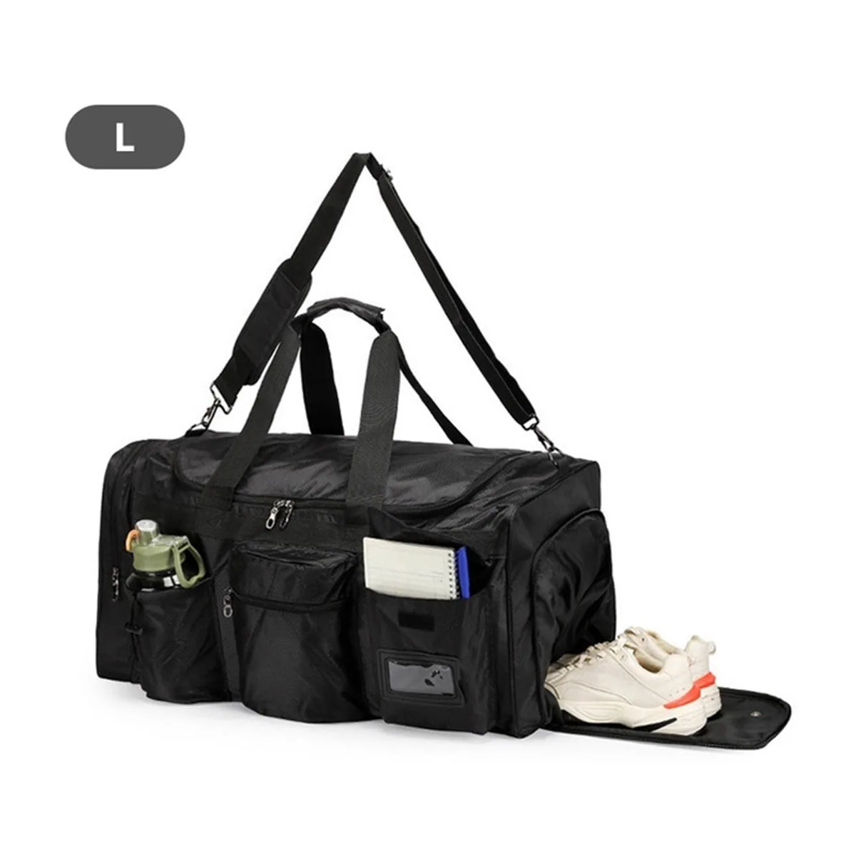 PN0002 Emergency Medical Backpack in Black, construction and compartment detail 7