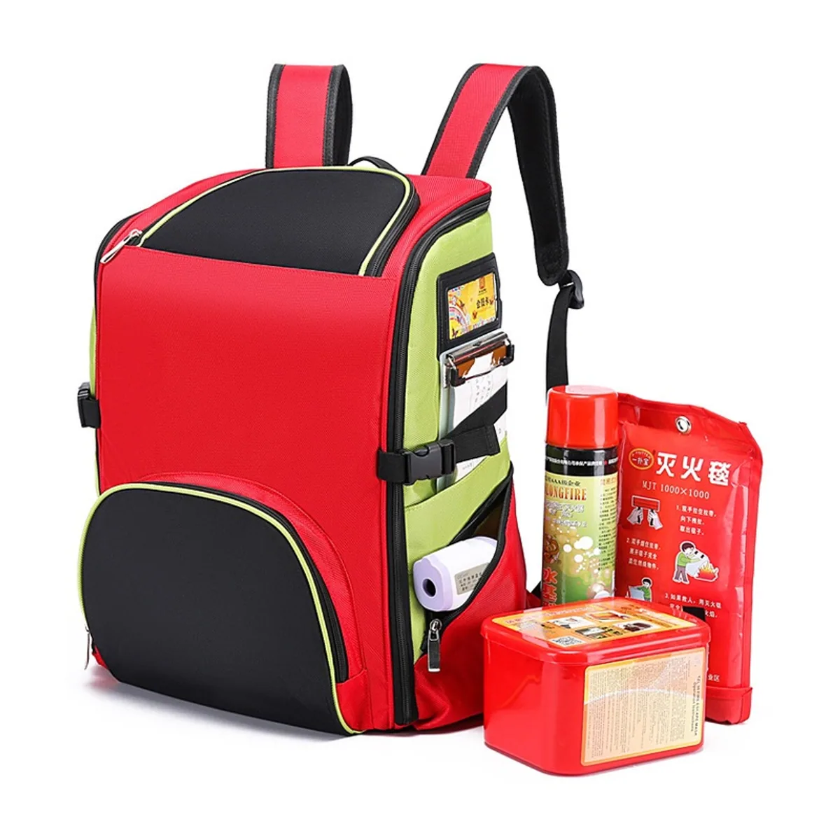 09912 1200D Medical Emergency Backpack in Red, medical emergency backpack product view