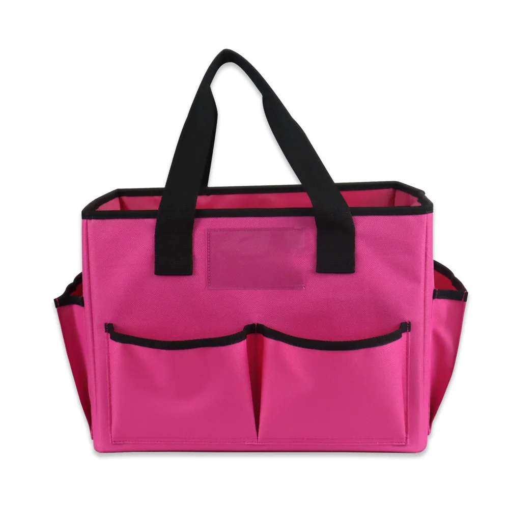 Foldable Organizer Tote with Dividers for Work Supplies construction and compartment detail 2