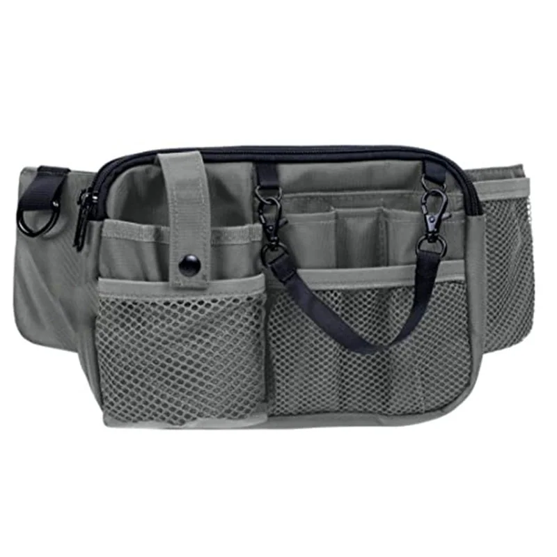 Nurse Waist Organizer with Mesh Pockets and Tape Strap product view