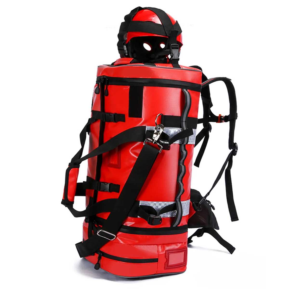 Convertible Duffel for Foldout Tool Organization construction and compartment detail 2